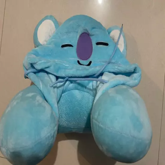 BTS BT21 Koya Neck Travel Pillow with Hoodie