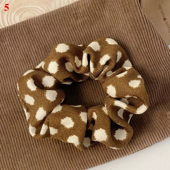 Polka Dot Hair Tie Zebra Pattern Hair Rope Scrunchies Ponytail Holder Hairband ❀