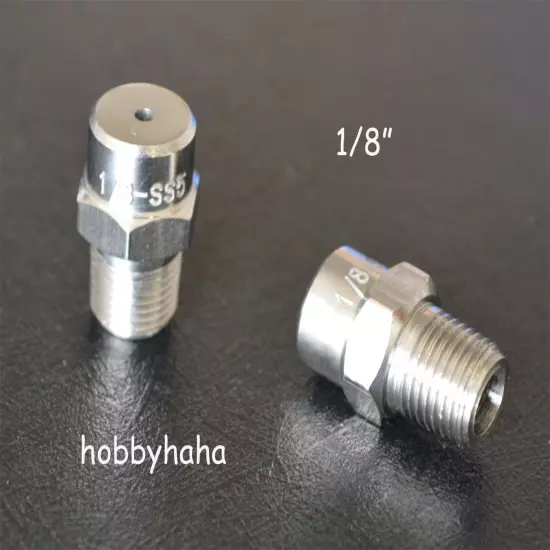 2pcs 1/8" bspt Stainless steel Cone Spray Nozzle 