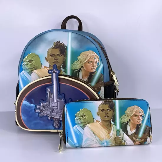 Loungefly Star Wars: The High Republic Comic Cover Mini Backpack & Wallet Set