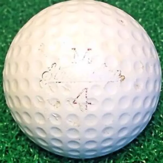 Vintage MacGregor "M" STRANAHAN VULCANIZED Golf Ball #4