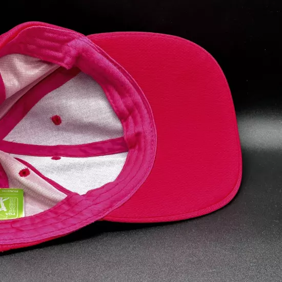 PGA Tour Back 9 Ladies Hat Pink Strapback Poly Adj. Golf EUC