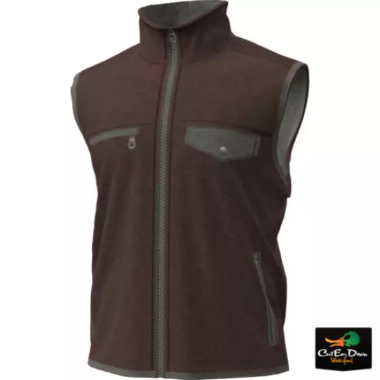 NEW BANDED CASUAL GEAR BRIAR CREEK VEST - HEATHERED - SWEATER KNIT - B1040007 -