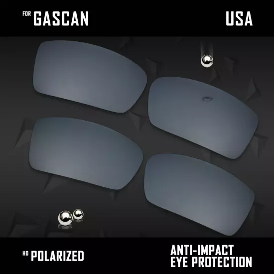 Anti Scratch Polarized Replacement Lenses for-Oakley Gascan OO9014 Options