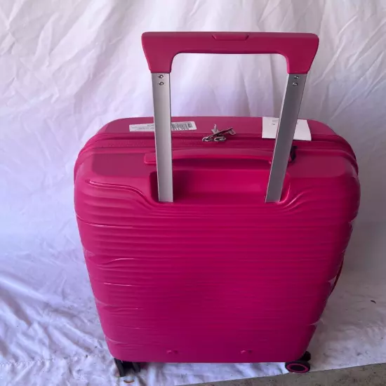 New DELSEY NEW Dune 25" Expandable Spinner Luggage Hardcase 25" Hot Pink