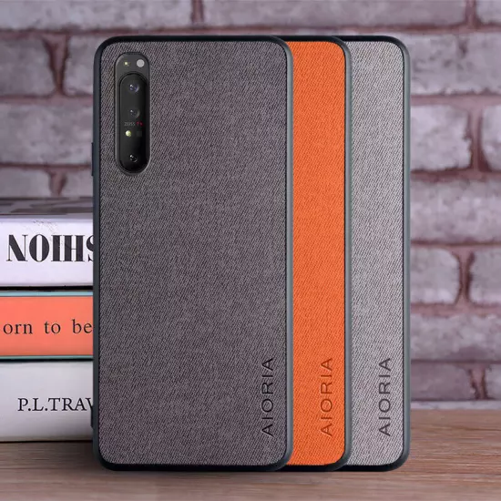 For Sony Xperia 10 IV - Matte Thin Leather Texture Cover Case AU