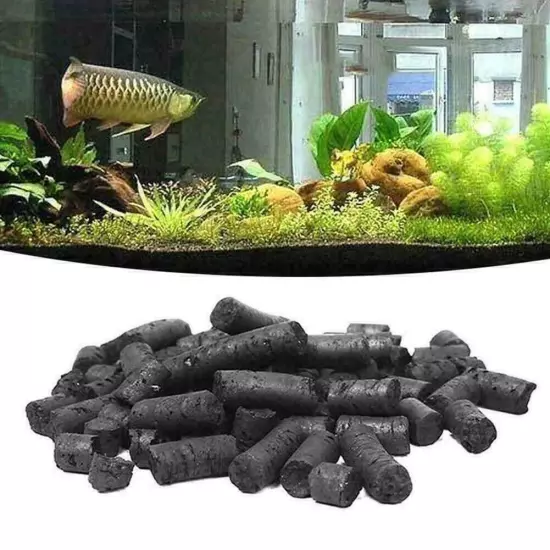 1 Bag of 100g Activated Carbon Charcoal Pellets Aquarium Filters Fish Tank US