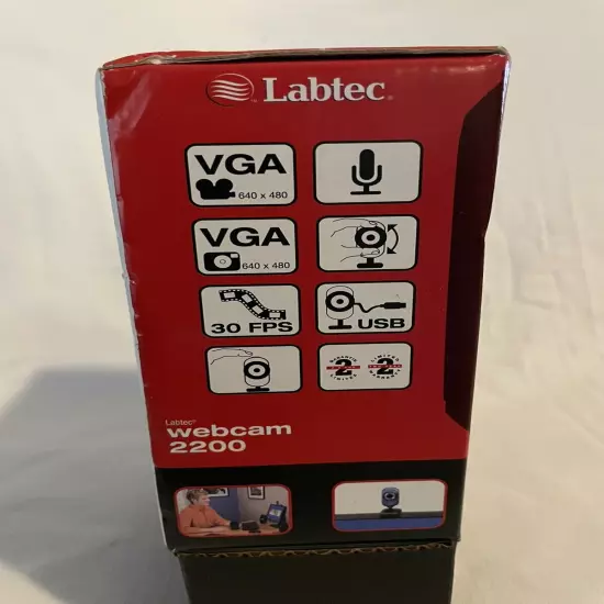 Labtec Webcam 2200 VGA 640x480. 2007 New