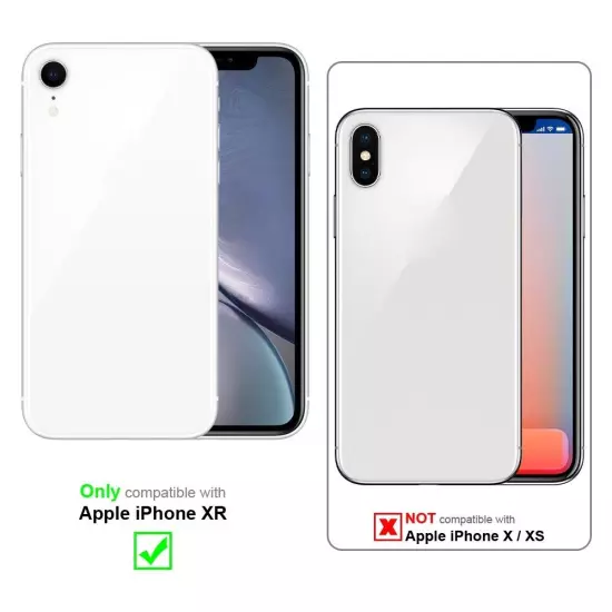 3x Fullcover Tempered Glass for Apple iPhone XR Protection Installation Aid