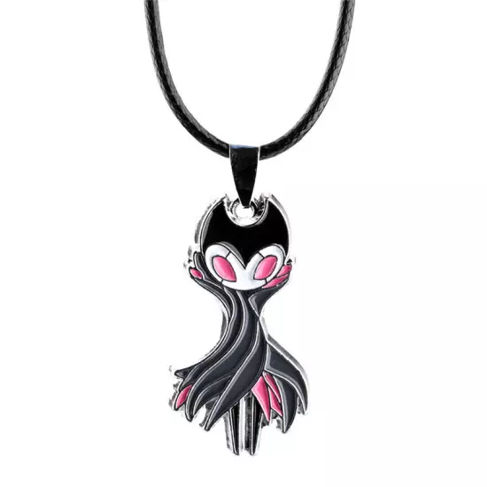 Hollow Knight Game Characters Pendant Keychain Necklace Metal Keyring Xmas Gift