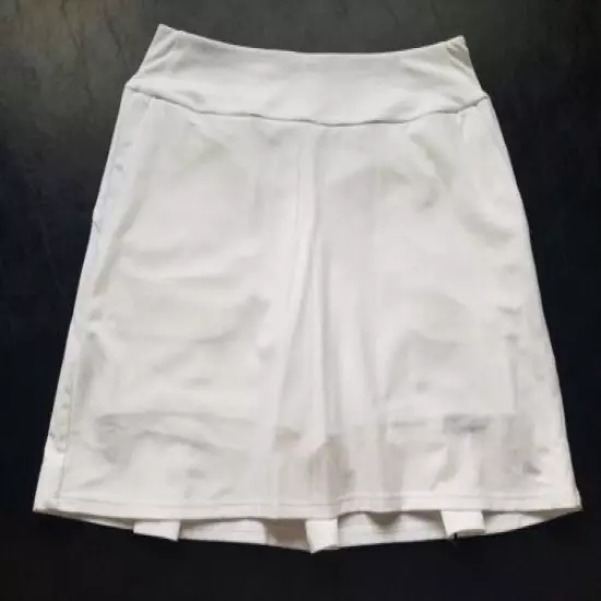 NWT WOMEN'S UNDER ARMOUR SKORT, SIZE: MEDIUM, COLOR: WHITE (J370)