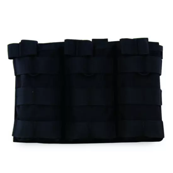 Hunting Tactical MOLLE Triple .223/5.56mm Open Top Mag Magazine Pouch Military