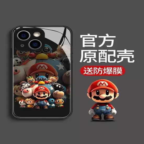 New Pokémon Mario Novelty Phone Case For iPhone 14