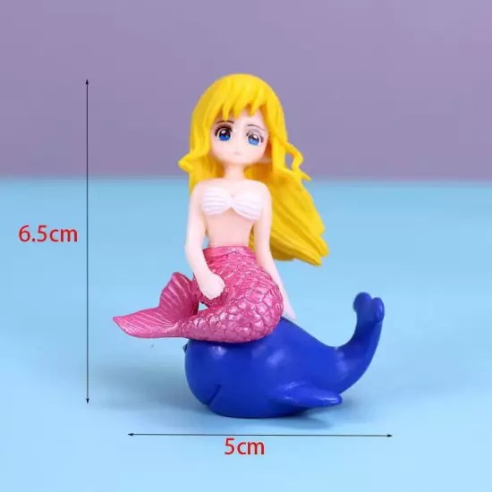 Aquarium Ornament Mermaid Resin Ornament Creative Cartoon Aquarium Decoration Sn