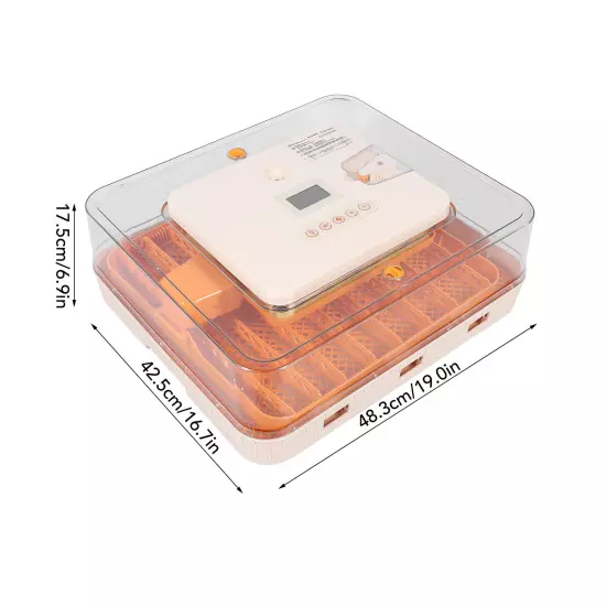 Dual Control Egg Incubator Temperature and Humidity Automatic Incubator for