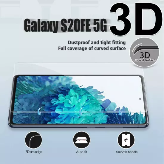 2Pack-Premium Tempered Glass Screen Protector For Samsung Galaxy S20 FE 5G