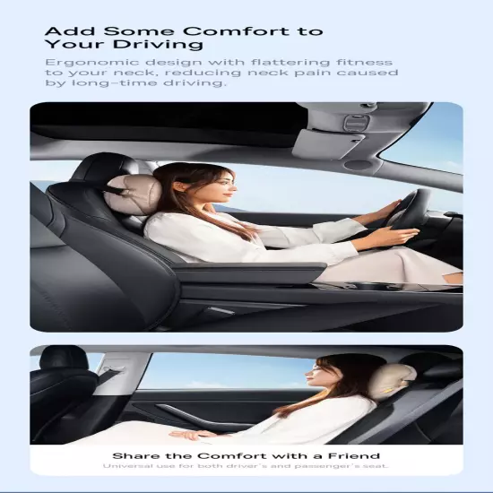 Car Headrest Pillow Car Driving Neck Pillow Headrest Cushion Rest Accessories