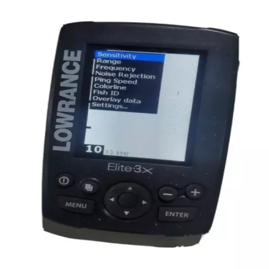 Lowrance Elite 3x Fish Finder Sonar Head Unit **30 DAY WARRANTY **