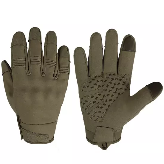 Motorcycle Gloves for Men Woman Water-Resistant Non-Slip Airsoft Shooting Gloves