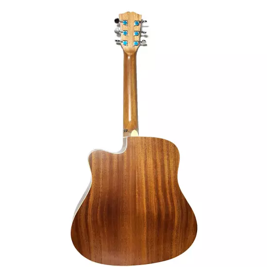 41 Inch Acoustic Guitars Full Size Sapele Wood Metal String Powerful Clear sound