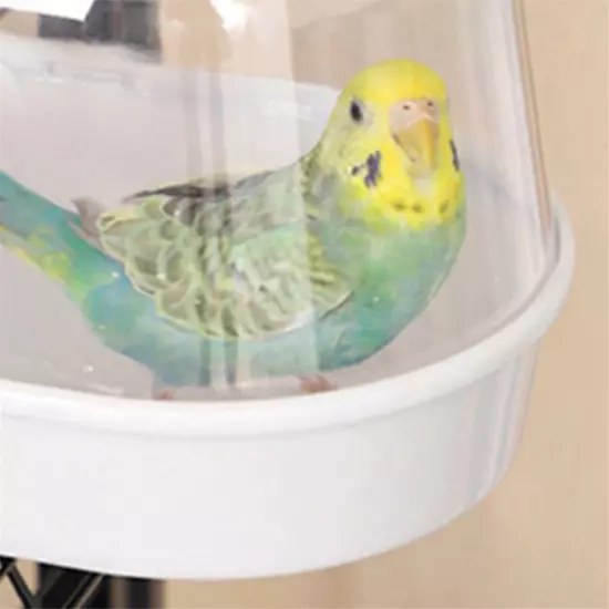 Parrot Hanging Bathtub Easy to Install Canary Cage Accessories Pet Bird5614