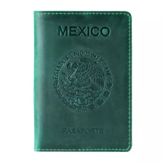 New Mexico Mexican passport Cover 100% Genue Leather Covers Pasaporte New Travel