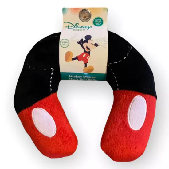 Disney Mickey Mouse Travel Pillow Kids Boy Girl Vacation Trip Disneyland