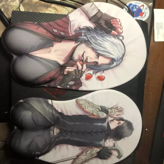 Game Devil May Cry V Dante Silicone Mouse Pad Mousepad Mat Wrist Rest Gifts New