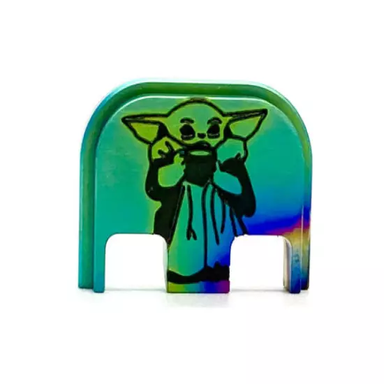 Baby Yoda Backplate For Glock. Slide plate(CHOOSE MODEL)