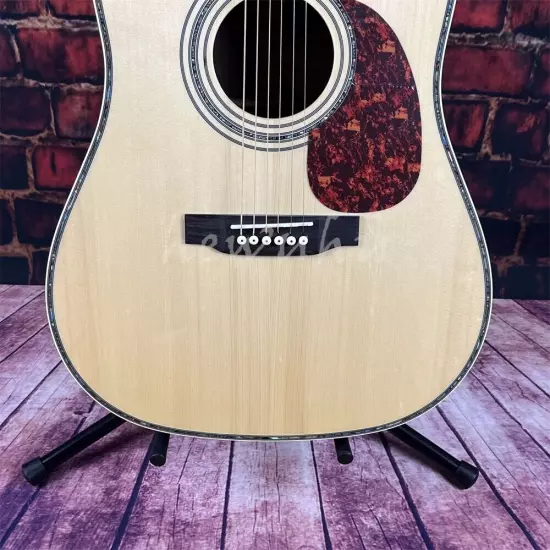 Custom D-45 acoustic guitar solid spruce top 41-inch in stock shipping quickly