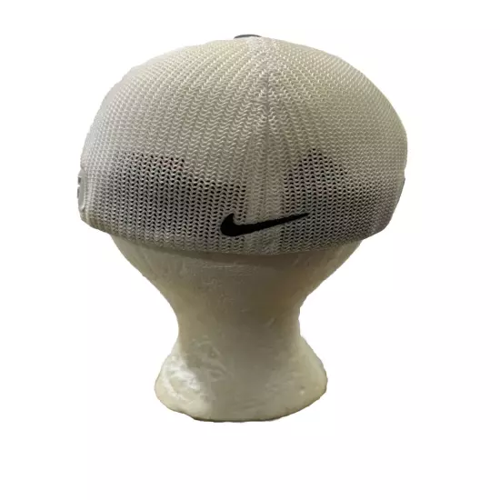 Nike Golf VRS RZN True Tour Fitted Hat Flexfit Gray White S/M Mesh Back