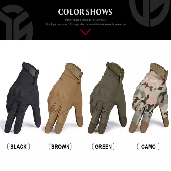 Tactical Touchscreen Gloves for Men Women Outdoor Airsoft Hunting Shooting Glove