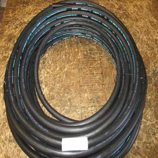 GATES HYDRAULIC HOSE 8MXT 1/2" 50' FEET TWO WIRE HOSE SAE 100R16 4000 PSI