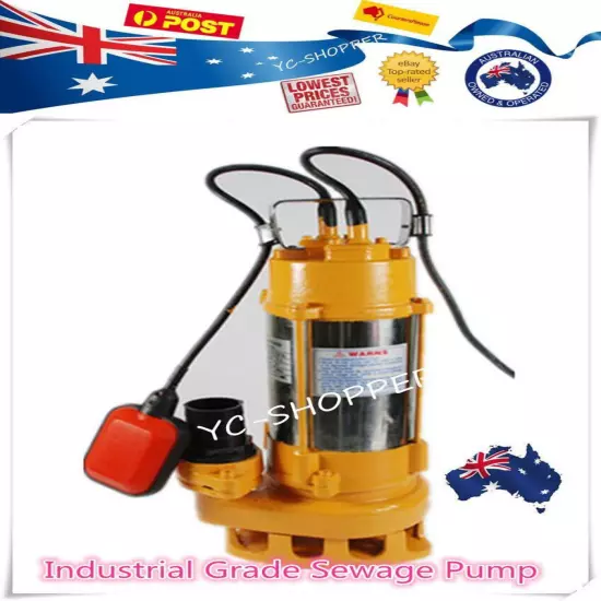 Heavy Duty Submersible Sewage Water Drainage Sump Pump - Industrial Grade