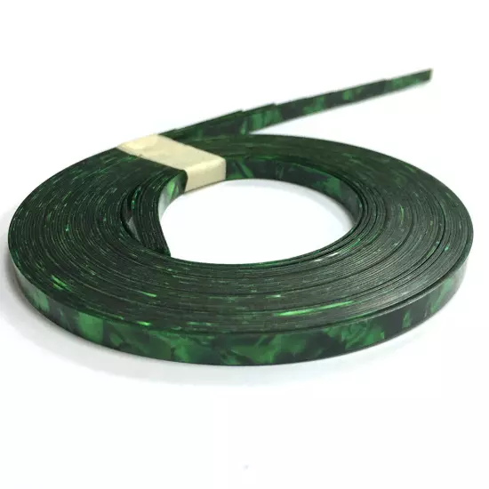 10pcs/lot 5mm x 1000mm 0.46mm Celluloid Strips Binding Purfling Edging 12 Colors