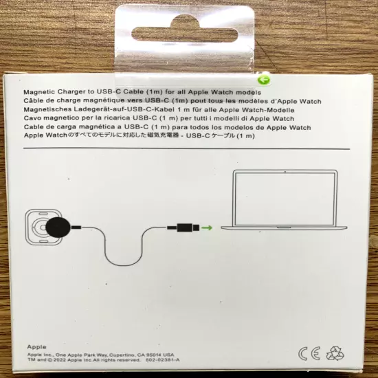 Apple Watch Fast Charge 1M OEM Magnetic Charger To USB-C Cable