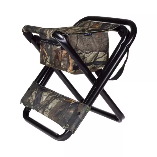 Allen Vanish Camo Folding Hunting Stool with Back, Black & Next G2 Camo