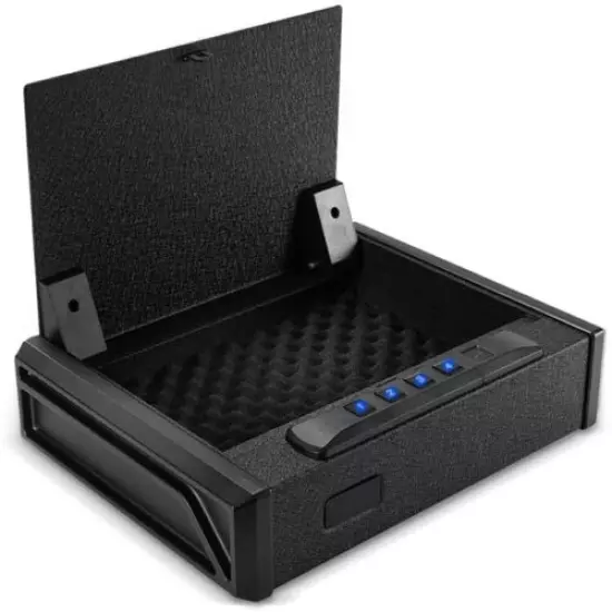 Gun Security Safe Box Case Metal Secure Pistol Storage RFID Lock Quick Access 