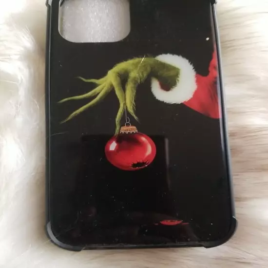 iPhone 12 Pro Max phone Case Grinch Black Red