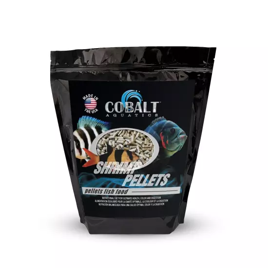 Cobalt Aquatics Shrimp Pellets 58oz Resealable Bag