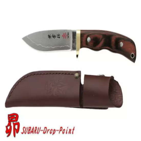 Kanetsune Seki Japan KB-551 Subaru VG-10 Stainless Damascus 100mm Hunting Knife