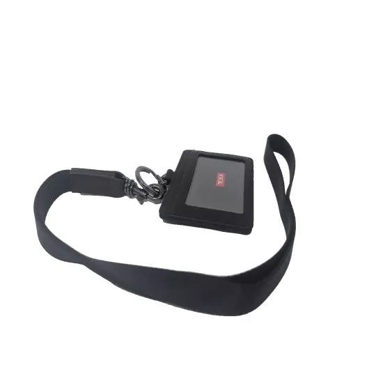 New Tumi Alpha Accessories: ID Lanyard * ID Holder * Black Leather & Nylon