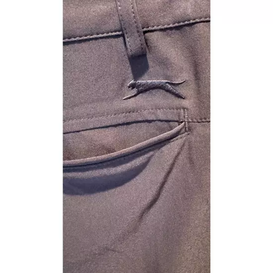 Slazenger Womens Golf Pants Stretch Zip Close Front Pockets Size 4 Gray