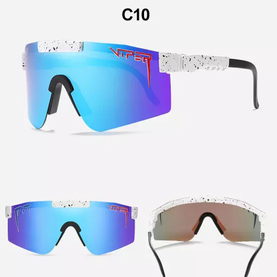 Integrated Lenses Polarized Sunglasses Wind Goggles Cycling Eyewear