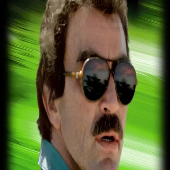 VUARNET 374 TOM SELLECK MAGNUM SUNGLASSES GLACIER CABLE HOOK TEMPLE VINTAGE 80S