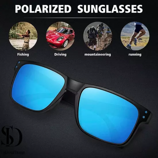 Polarized Men Sunglasses Driving Fishing Glasses Unisex Travel Outdoor UV400