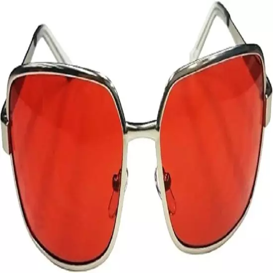 Costume Agent Fight Soap Salesman Red Sunglasses Halloween Cosplay Accessory