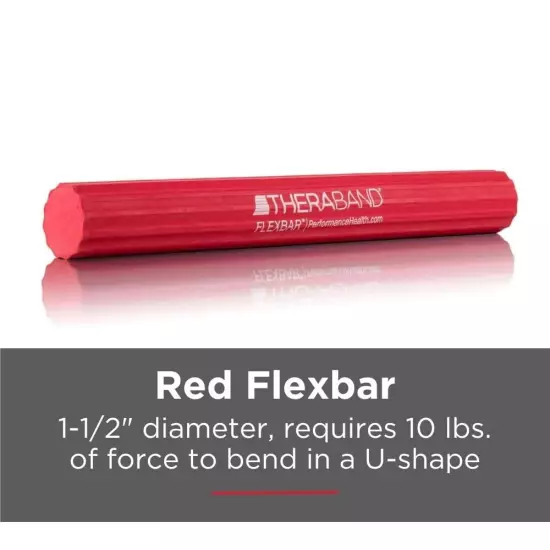 TheraBand FlexBar, Tennis Elbow Therapy Bar, Relieve Assorted Styles