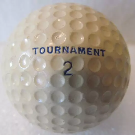 UNUSED TOURNAMENT DIMPLE GOLF BALL CIRCA 1940'S-1950'S