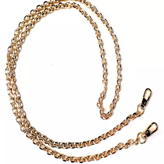 Purse Chain Strap Gold Handle Shoulder Crossbody Handbag Metal Replacement 47"